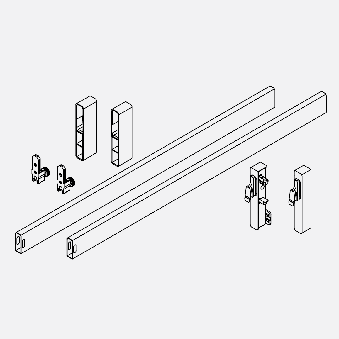 Rectangular Railing for DWD XP Drawer – ATCO sal